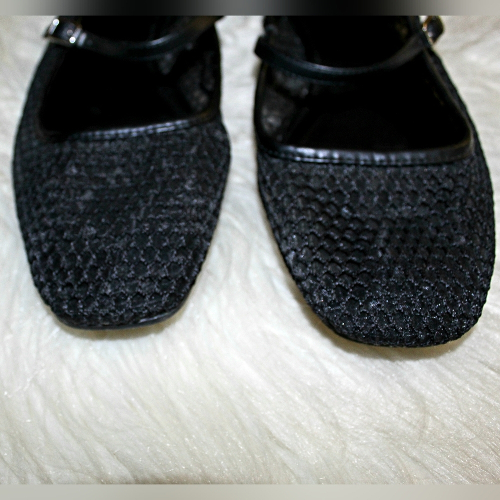 Wild Fable Women's 11 Black Mesh Memory Foam Ballet Flats - Picture 7 of 11